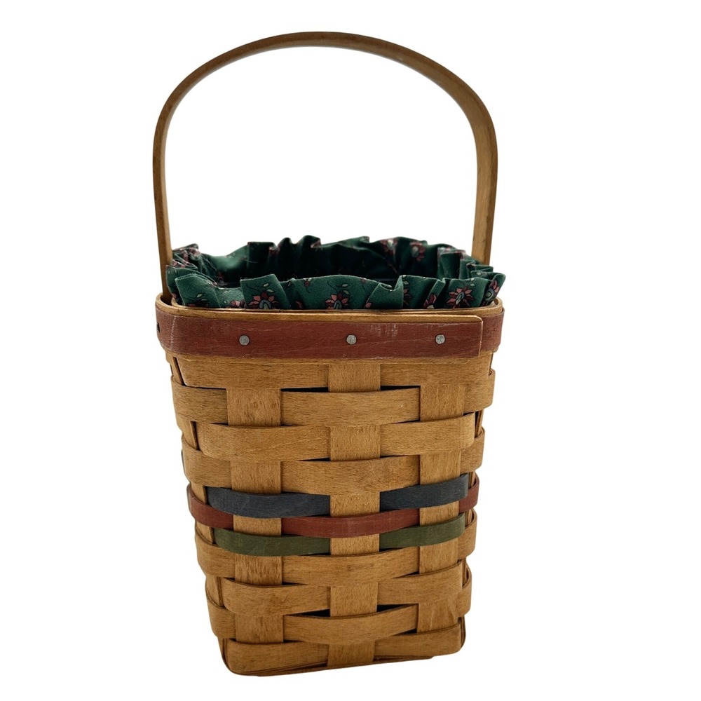 Vintage Longaberger Shades of Autumn Bittersweet Basket 1992‎ Liner Protector